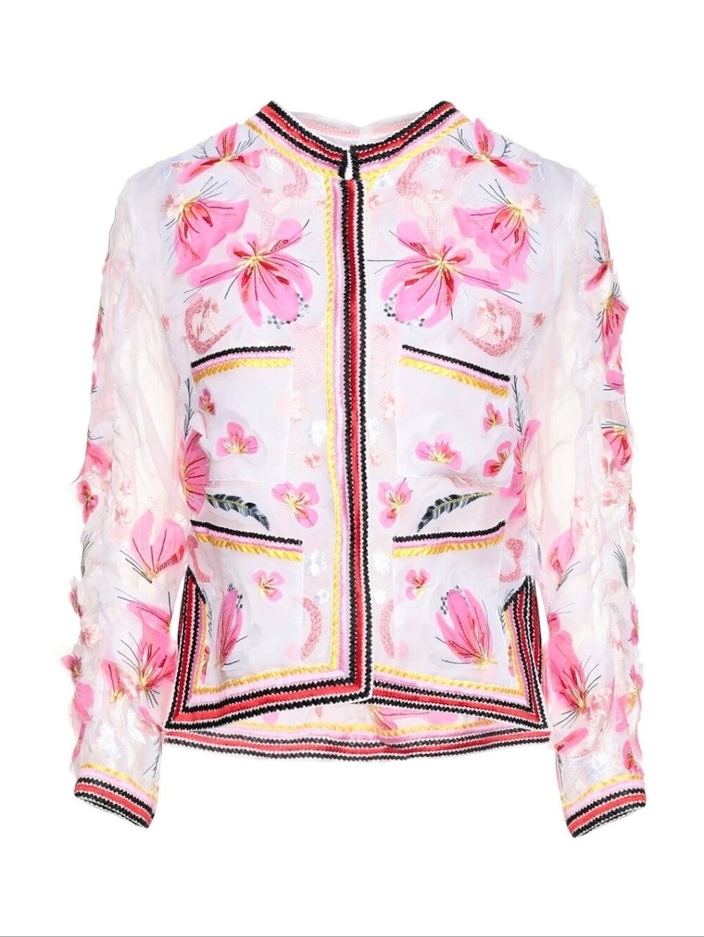 Ermanno Scervino organza silk-blend jacket 40It